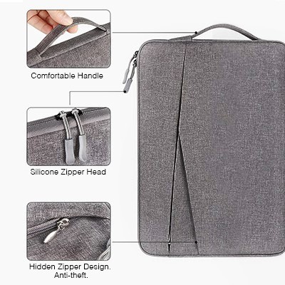 14" Polyester Water Repellent Laptop Pouch 09